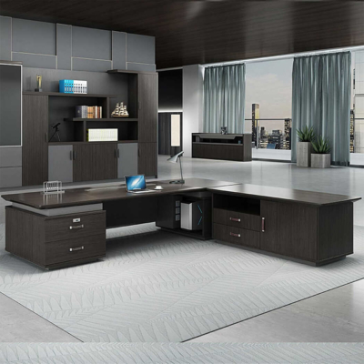 Bàn giám đốc kèm tủ phụ dạng rời tiện lợi DKFBGD95