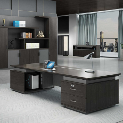 Bàn giám đốc kèm tủ phụ dạng rời tiện lợi DKFBGD95