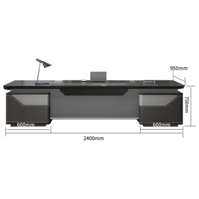Bàn giám đốc kèm tủ phụ dạng rời tiện lợi DKFBGD95