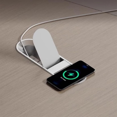 Bàn giám đốc chữ L kèm tủ phụ đa năng, yếm bàn dạng kín kèm đèn LED DKFBGD99