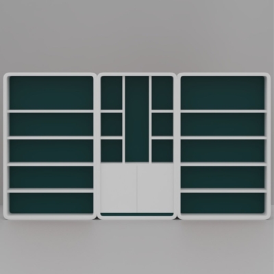 Tủ giám đốc hiện đại với khoang trưng bày rộng rãi DKTGD36