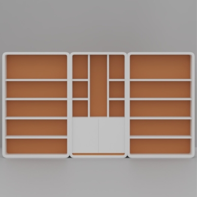 Tủ giám đốc hiện đại với khoang trưng bày rộng rãi DKTGD36