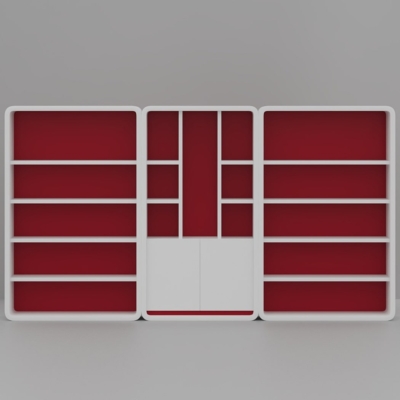 Tủ giám đốc hiện đại với khoang trưng bày rộng rãi DKTGD36