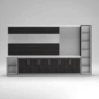 Tủ giám đốc cao cấp kết hợp khoang mở và cánh kín DKTGD38