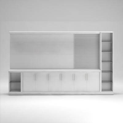 Tủ giám đốc cao cấp kết hợp khoang mở và cánh kín DKTGD38