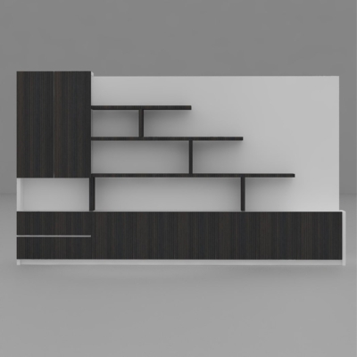 Tủ giám đốc gỗ công nghiệp cao cấp, kết hợp kệ trang trí DKTGD39