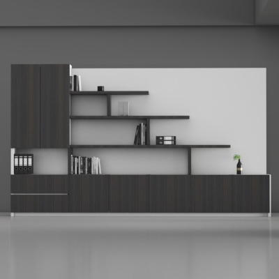 Tủ giám đốc gỗ công nghiệp cao cấp, kết hợp kệ trang trí DKTGD39