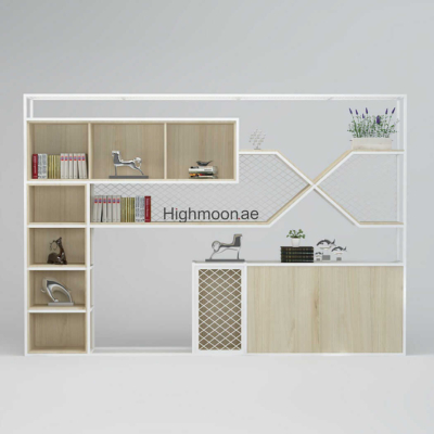 Tủ giám đốc khung sắt sơn tĩnh điện, kết hợp kệ chữ X độc đáo DKTGD45