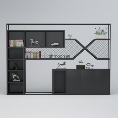 Tủ giám đốc khung sắt sơn tĩnh điện, kết hợp kệ chữ X độc đáo DKTGD45