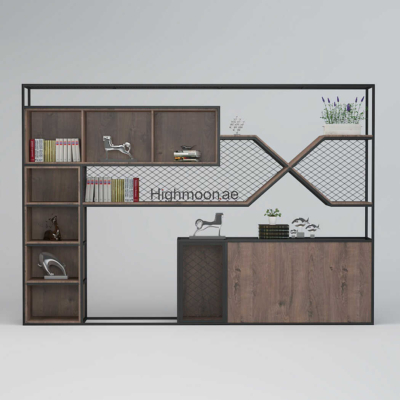 Tủ giám đốc khung sắt sơn tĩnh điện, kết hợp kệ chữ X độc đáo DKTGD45