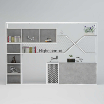 Tủ giám đốc khung sắt sơn tĩnh điện, kết hợp kệ chữ X độc đáo DKTGD45