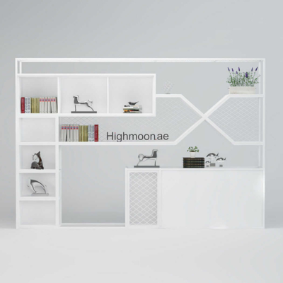 Tủ giám đốc khung sắt sơn tĩnh điện, kết hợp kệ chữ X độc đáo DKTGD45