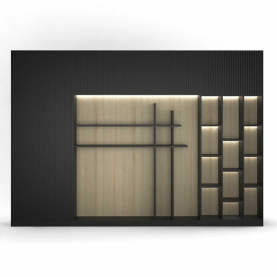 Tủ giám đốc hiện đại kết hợp hệ đèn LED trang trí DKTGD46