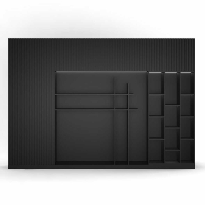 Tủ giám đốc hiện đại kết hợp hệ đèn LED trang trí DKTGD46