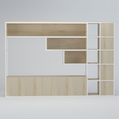 Tủ giám đốc khung sắt hiện đại, trang trí đẹp mắt DKTGD47