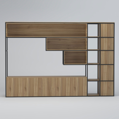 Tủ giám đốc khung sắt hiện đại, trang trí đẹp mắt DKTGD47