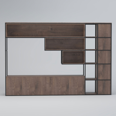 Tủ giám đốc khung sắt hiện đại, trang trí đẹp mắt DKTGD47