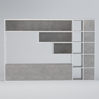 Tủ giám đốc khung sắt hiện đại, trang trí đẹp mắt DKTGD47