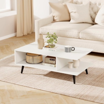 Bàn trà phòng khách hình chữ nhật có ngăn lưu trữ BPK05