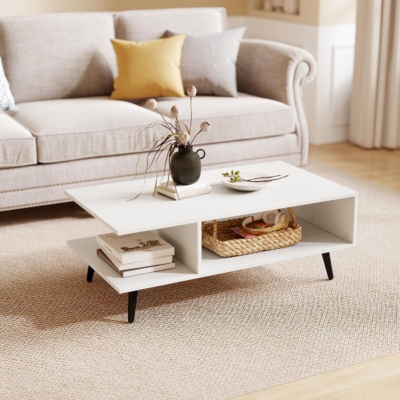 Bàn trà phòng khách hình chữ nhật có ngăn lưu trữ BPK05