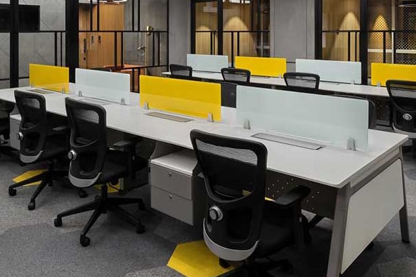 Thi công cụm bàn làm việc nhóm giá tốt Đức Khang