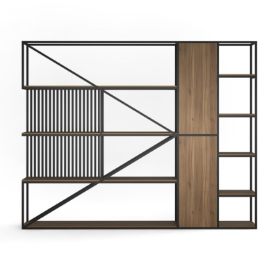 Tủ giám đốc khung sắt sơn tĩnh điện nghệ thuật DKTGD48