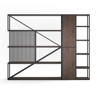 Tủ giám đốc khung sắt sơn tĩnh điện nghệ thuật DKTGD48