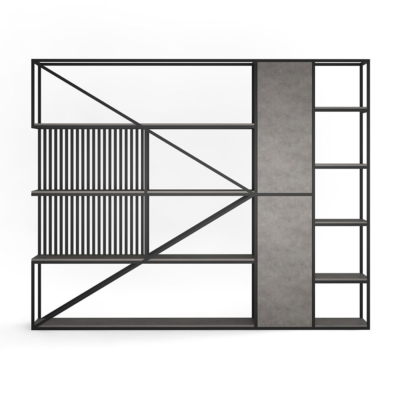 Tủ giám đốc khung sắt sơn tĩnh điện nghệ thuật DKTGD48