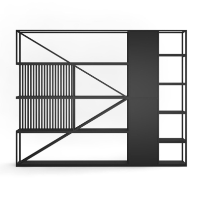 Tủ giám đốc khung sắt sơn tĩnh điện nghệ thuật DKTGD48