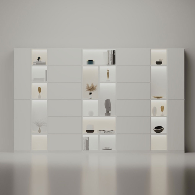 Tủ giám đốc cánh kín kết hợp đèn LED, tối ưu không gian lưu trữ DKTGD51