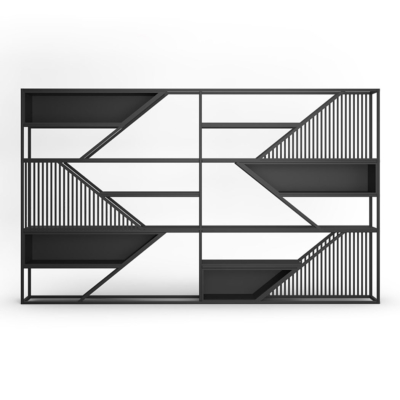 Tủ giám đốc khung thép sơn tĩnh điện kết hợp gỗ, kiểu dáng ấn tượng DKTGD52