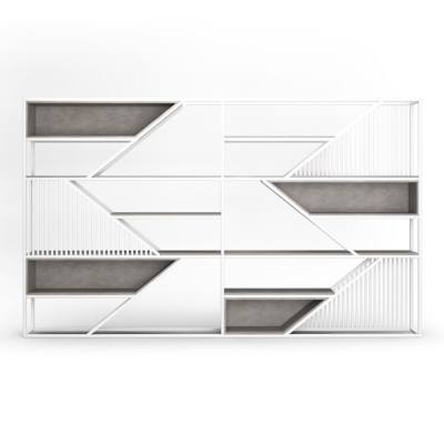 Tủ giám đốc khung thép sơn tĩnh điện kết hợp gỗ, kiểu dáng ấn tượng DKTGD52