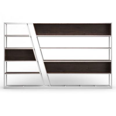 Tủ giám đốc khung thép sơn tĩnh điện kiểu dáng chéo phá cách DKTGD54