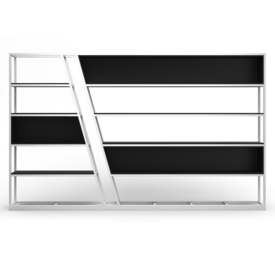 Tủ giám đốc khung thép sơn tĩnh điện kiểu dáng chéo phá cách DKTGD54