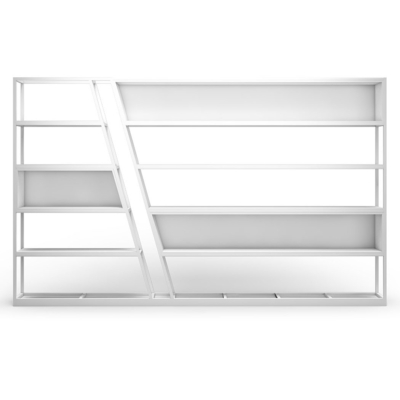 Tủ giám đốc khung thép sơn tĩnh điện kiểu dáng chéo phá cách DKTGD54