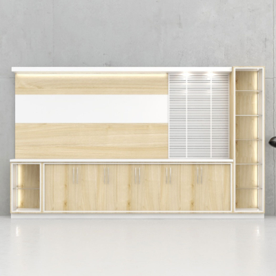 Tủ giám đốc cửa trượt hiện đại kết hợp hệ đèn LED cao cấp DKTGD56