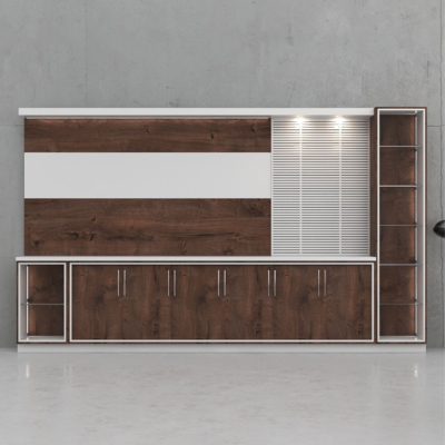 Tủ giám đốc cửa trượt hiện đại kết hợp hệ đèn LED cao cấp DKTGD56