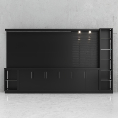 Tủ giám đốc cửa trượt hiện đại kết hợp hệ đèn LED cao cấp DKTGD56