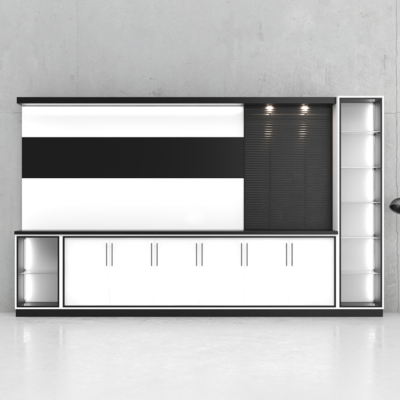 Tủ giám đốc cửa trượt hiện đại kết hợp hệ đèn LED cao cấp DKTGD56