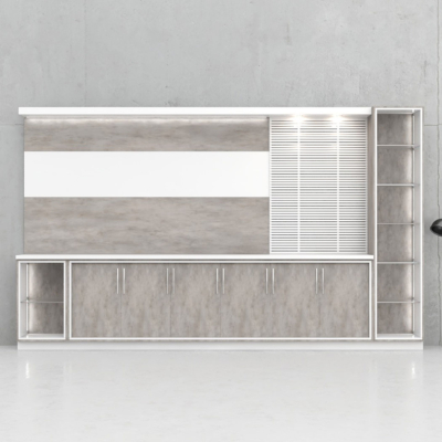 Tủ giám đốc cửa trượt hiện đại kết hợp hệ đèn LED cao cấp DKTGD56