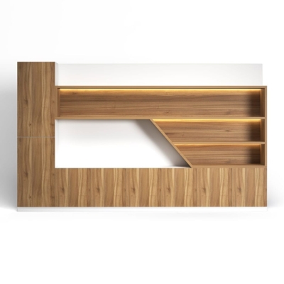 Tủ giám đốc đẹp với khoang mở phá cách kết hợp đèn LED nổi bật DKTGD60