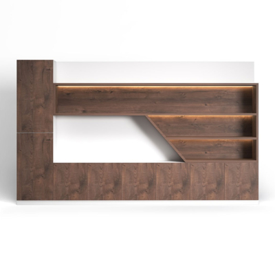 Tủ giám đốc đẹp với khoang mở phá cách kết hợp đèn LED nổi bật DKTGD60