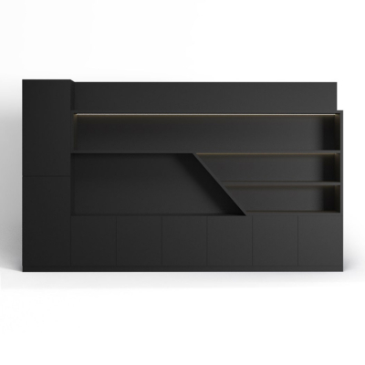 Tủ giám đốc đẹp với khoang mở phá cách kết hợp đèn LED nổi bật DKTGD60