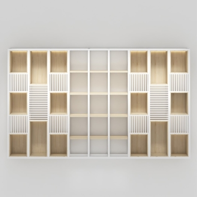 Tủ giám đốc khung sắt kết hợp nan gỗ trang trí độc đáo DKTGD68