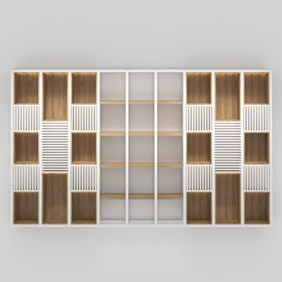 Tủ giám đốc khung sắt kết hợp nan gỗ trang trí độc đáo DKTGD68