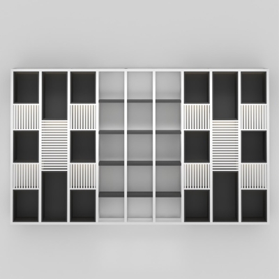 Tủ giám đốc khung sắt kết hợp nan gỗ trang trí độc đáo DKTGD68