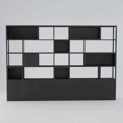 Tủ giám đốc khung thép sơn tĩnh điện, thiết kế ô vuông phá cách DKTGD71