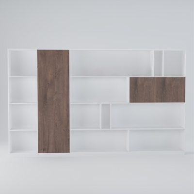 Tủ giám đốc hiện đại thiết kế tối giản bất đối xứng DKTGD74