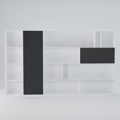 Tủ giám đốc hiện đại thiết kế tối giản bất đối xứng DKTGD74