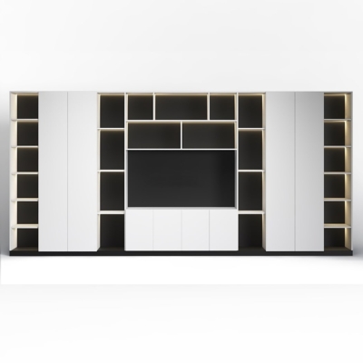 Tủ giám đốc cao cấp tích hợp đèn LED và khoang kín DKTGD77